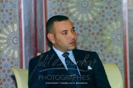 Image du Maroc Professionnelle de  Sa Majesté le roi Mohammed VI du Maroc durant une réunion africaine à Marrakech, le 21 Mai 2001. (Photo / Abdeljalil Bounhar) 